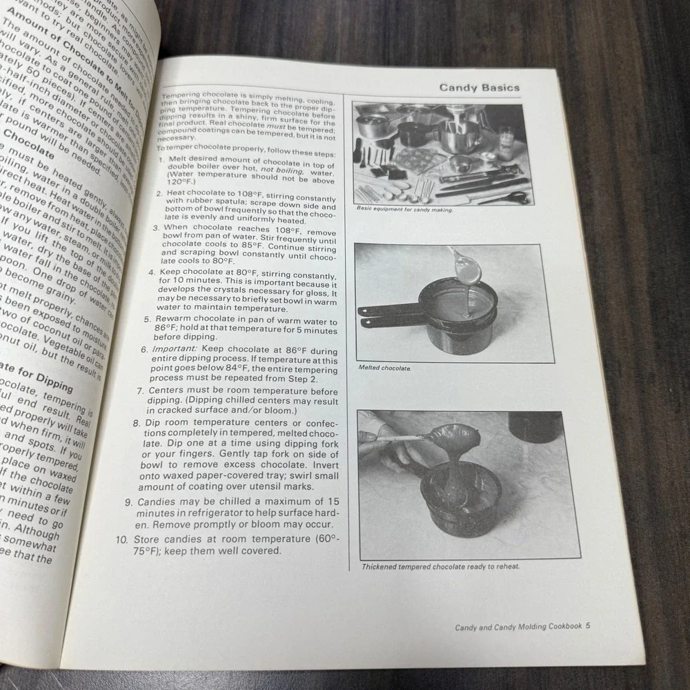Ideals Candy and Candy Molding Cookbook Mildred Brand‎ Recipes Vintage